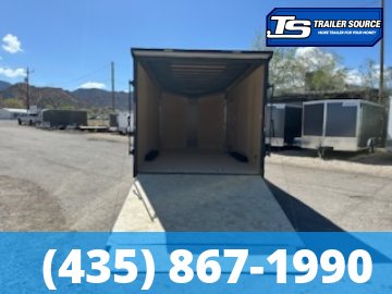 8.5x16 Look Element SE Enclosed Cargo Trailer - 7'0" Interior - 10K GVWR - .080 PolyCor, Alloy Wheels, Black Out Package, Drive Over Wheel Boxes, Rear Spoiler w/ Load Lights