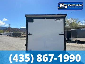8.5x16 Look Element SE Enclosed Cargo Trailer - 7'0" Interior - 10K GVWR - .080 PolyCor, Alloy Wheels, Black Out Package, Drive Over Wheel Boxes, Rear Spoiler w/ Load Lights