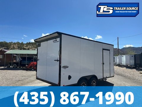 8.5x16 Look Element SE Enclosed Cargo Trailer - 7'0" Interior - 10K GVWR - .080 PolyCor, Alloy Wheels, Black Out Package, Drive Over Wheel Boxes, Rear Spoiler w/ Load Lights