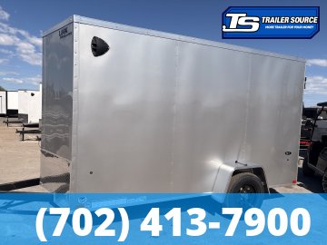 6x12 Look ST DLX Enclosed Cargo Trailer - 6'6" Interior - 3.5K GVWR - 16" Cross Member Upgrade, Torsion Axles