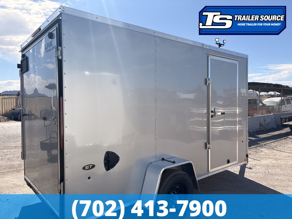 6x12 Look ST DLX Enclosed Cargo Trailer - 6'6" Interior - 3.5K GVWR - 16" Cross Member Upgrade, Torsion Axles