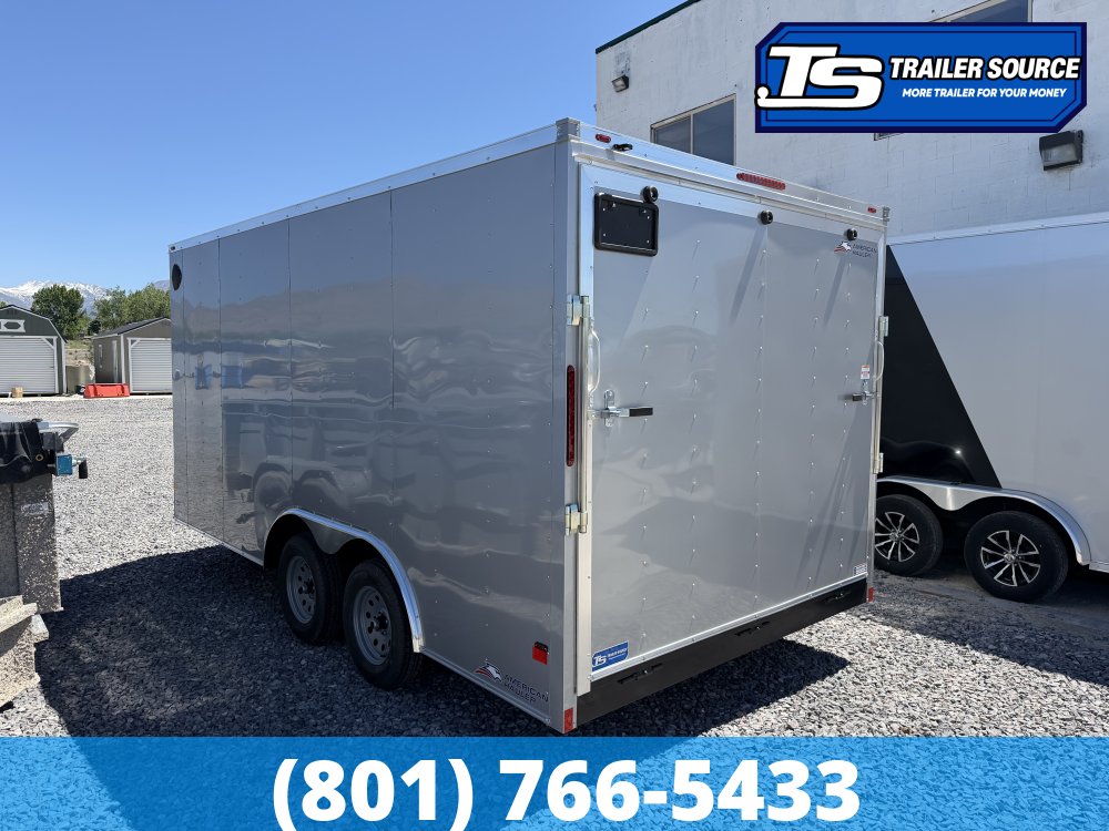 8.5x16 American Hauler Arrow Enclosed Cargo Trailer - 7'0" Interior - 7K GVWR - Ramp Door