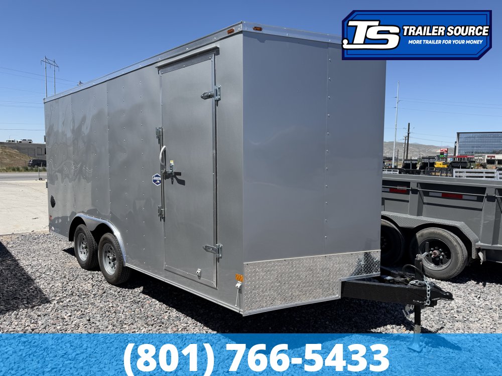 8.5x16 American Hauler Arrow Enclosed Cargo Trailer - 7'0" Interior - 7K GVWR - Ramp Door