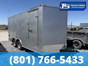 8.5x16 American Hauler Arrow Enclosed Cargo Trailer - 7'0" Interior - 7K GVWR - Ramp Door