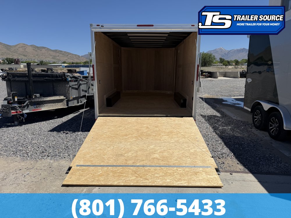 8.5x16 American Hauler Arrow Enclosed Cargo Trailer - 7'0" Interior - 7K GVWR - Ramp Door