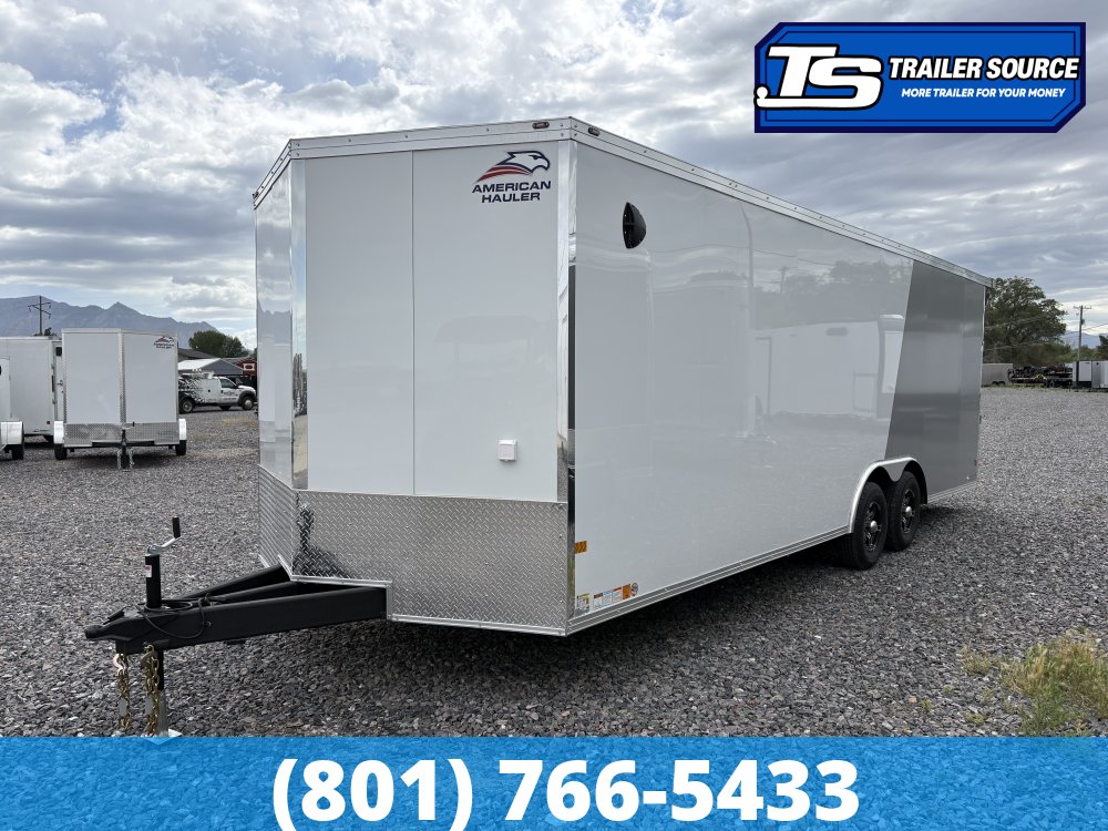8.5x24 American Hauler Mach Enclosed Car Hauler Race