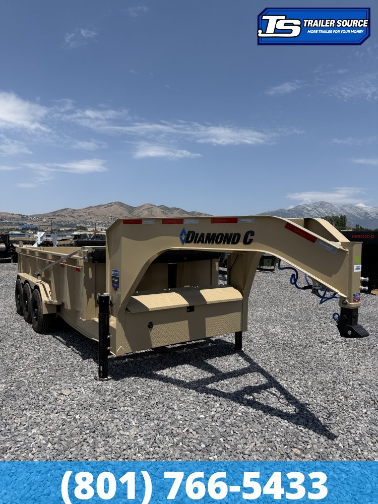 7x16 Diamond C LPT-GN 307 Gooseneck Dump