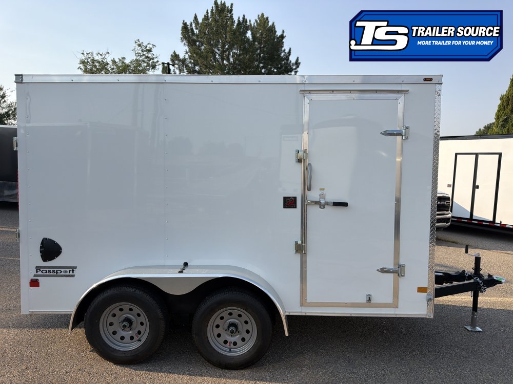 6x12 Haulmark Passport Enclosed Cargo Trailer - 6'6" Interior - 7K GVWR - .080 PolyCor
