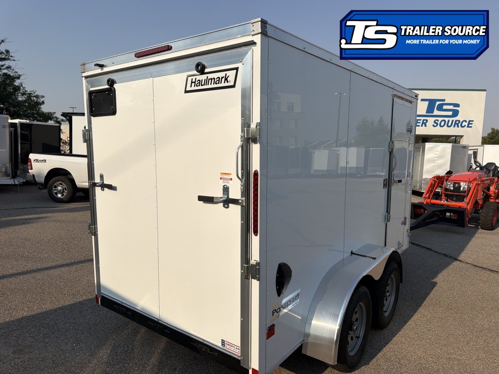 6x12 Haulmark Passport Enclosed Cargo Trailer - 6'6" Interior - 7K GVWR - .080 PolyCor