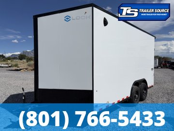 8.5x16 Look Element SE Enclosed Cargo Trailer - 7'6" Interior - 14K GVWR - .080 PolyCor, Black Out Package, Rear Spoiler w/ Load Lights