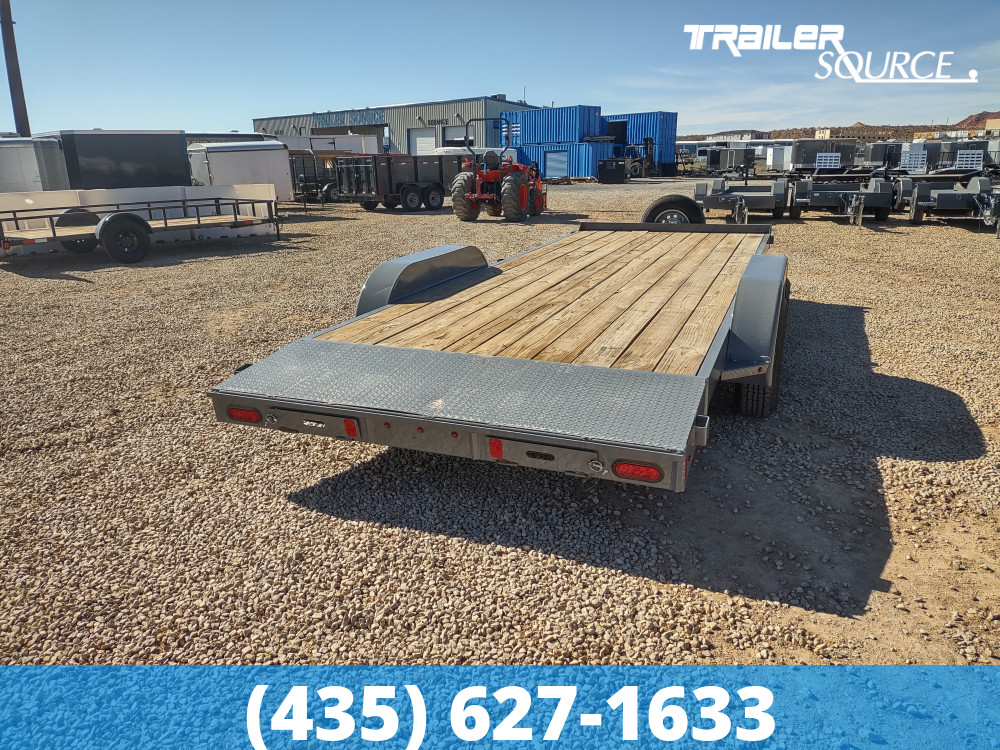 7x20 Diamond C Flatbed Car Hauler