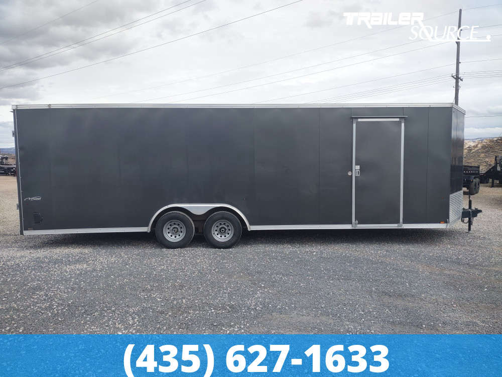 8.5x26 Look Vision 7'0" Interior 10K Enclosed Car Hauler