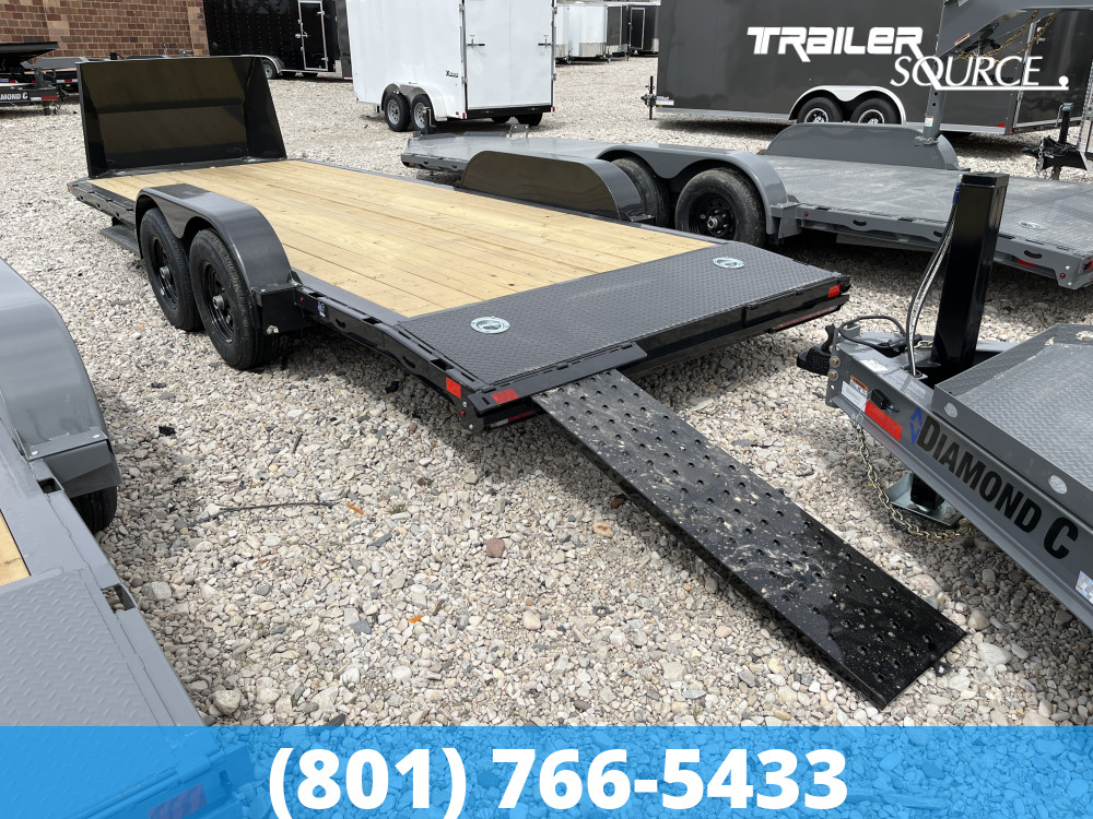 7x20 Diamond C GTF 10K Car Hauler Trailer