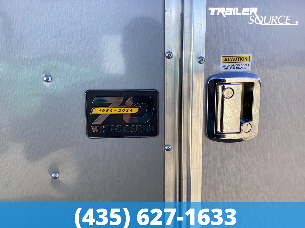7x14 Wells Cargo Fast Trac Deluxe 7'0" Interior 7K Tandem Axle Enclosed Cargo