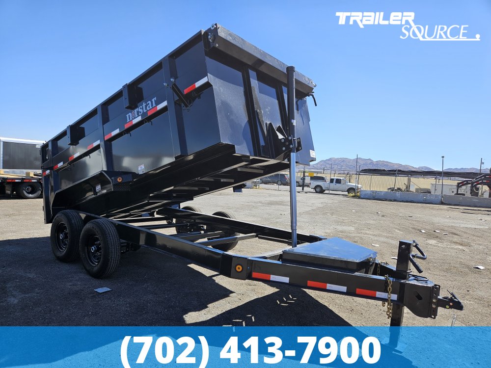 7x14 Norstar Iron Bull DXB 48" Sides 14K Dump Trailer