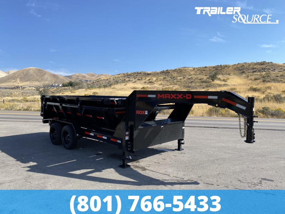 7x14 Maxx-D ROX Roll Off Dumpster Gooseneck 17.5K Utility