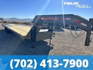 8.5x34 Maxx-D YDX Gooseneck Equipment Trailer -  30K GVWR - 15K Axles, HDSS Suspension, Hydraulic Disc Brakes, Hydraulic Jack(s), Solar Panel