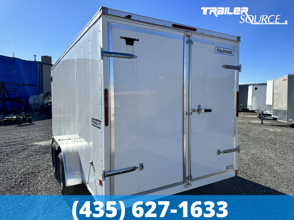 7x16 Haulmark Passport 6'6" Interior 7K Tandem Axle Enclosed Cargo Trailer