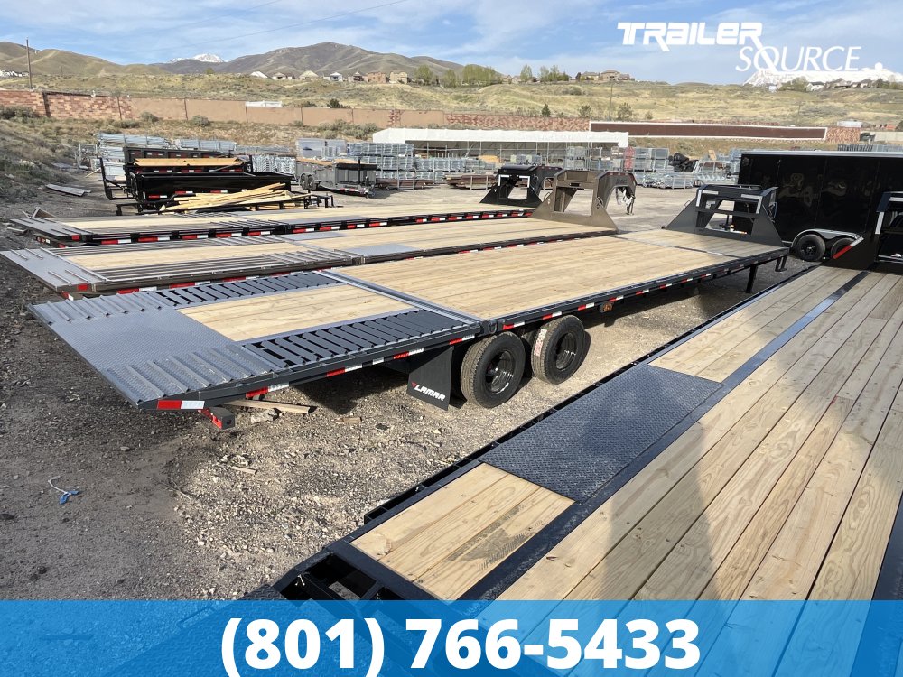 8.5x36 Lamar FD Gooseneck 36' 25K Hydraulic Dovetail Gooseneck