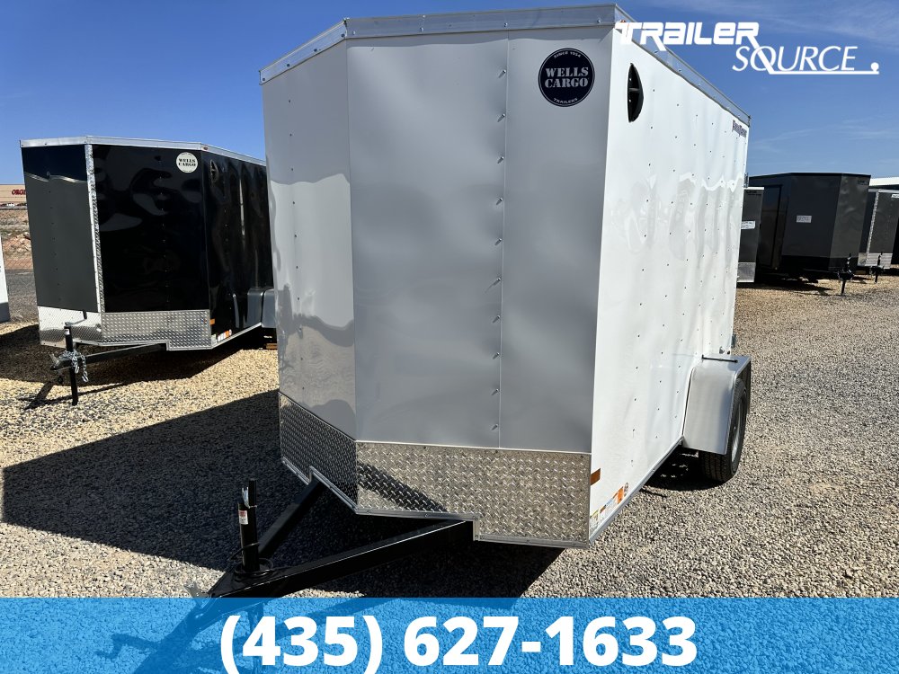 6x10 Wells Cargo FastTrac 6'6" Interior Single Axle Enclosed Cargo