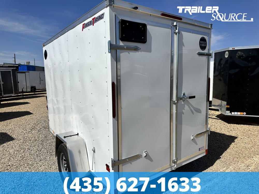 6x10 Wells Cargo FastTrac 6'6" Interior Single Axle Enclosed Cargo
