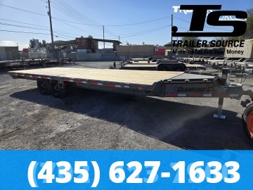 8.5x22 Diamond C DEC 208 Deckover Equipment Trailer -  18K GVWR -