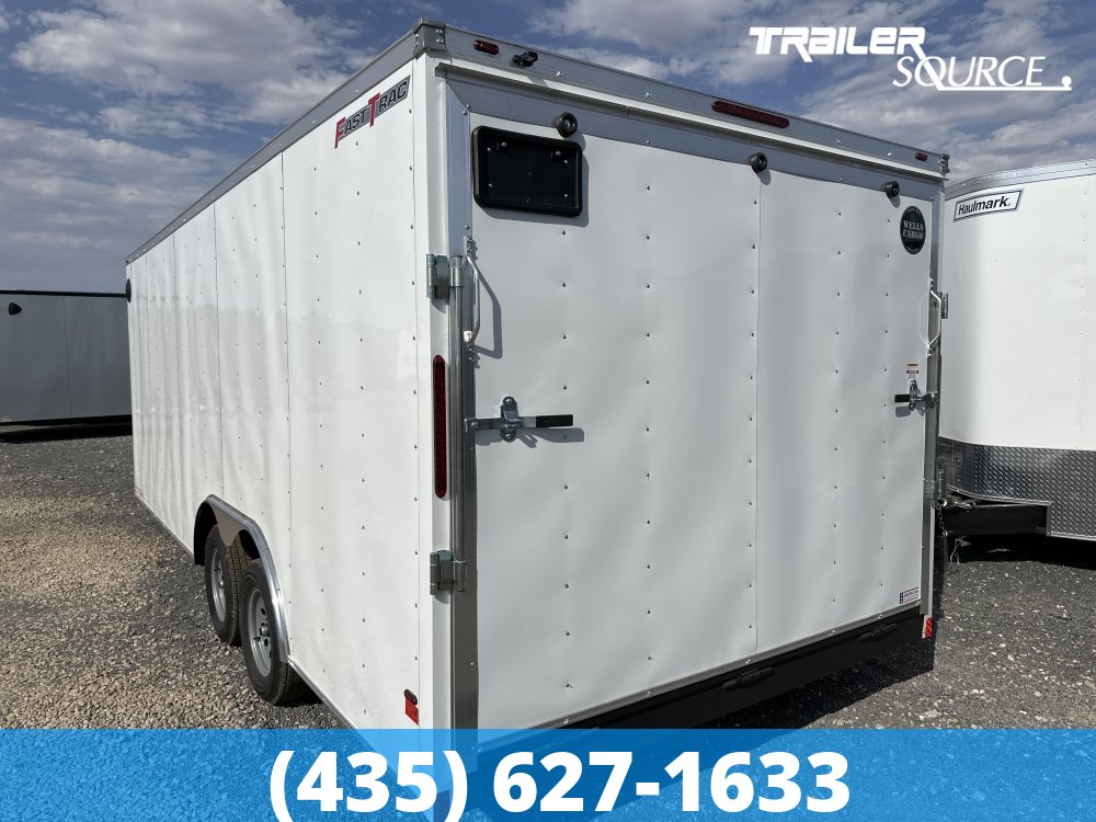 8.5x20 Wells Cargo FastTrac 6'6" Interior 7K Tandem Axle Enclosed Cargo