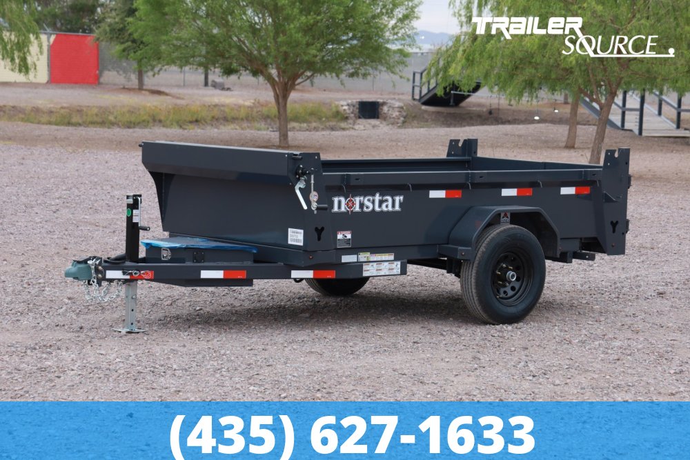 5x10 Norstar Iron Bull DCB 18" Sides 3.5K Dump Trailer