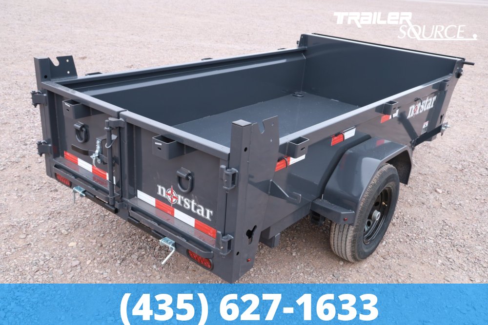 5x10 Norstar Iron Bull DCB 18" Sides 3.5K Dump Trailer