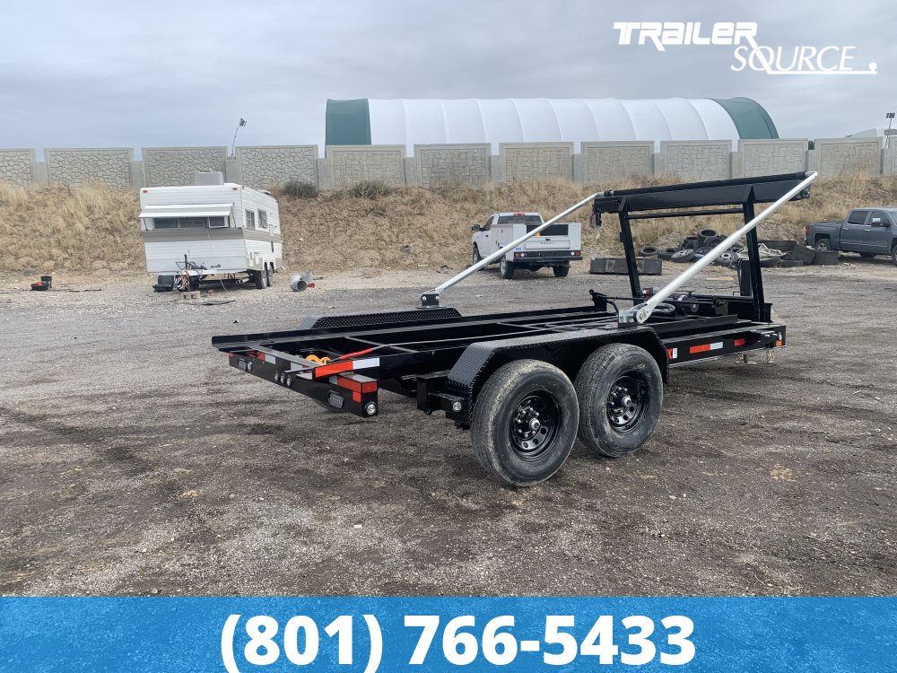 7x14 Maxx-D ROX Bumper Pull Roll Off Trailer 14K