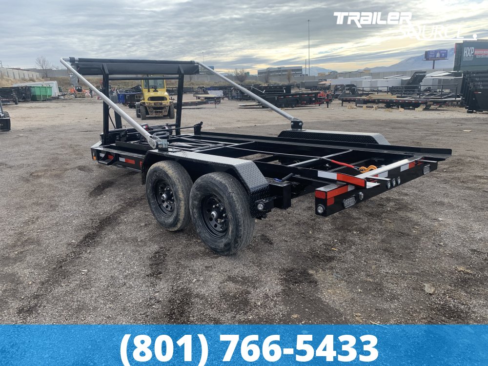 7x14 Maxx-D ROX Bumper Pull Roll Off Trailer 14K