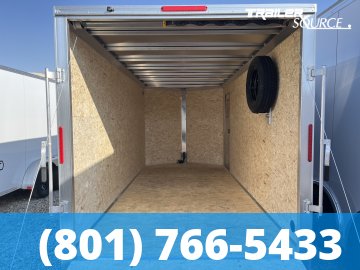 7x16 Alcom Aluminum EZ Hauler XLT Trailer - 7'0" Interior - 7K GVWR -