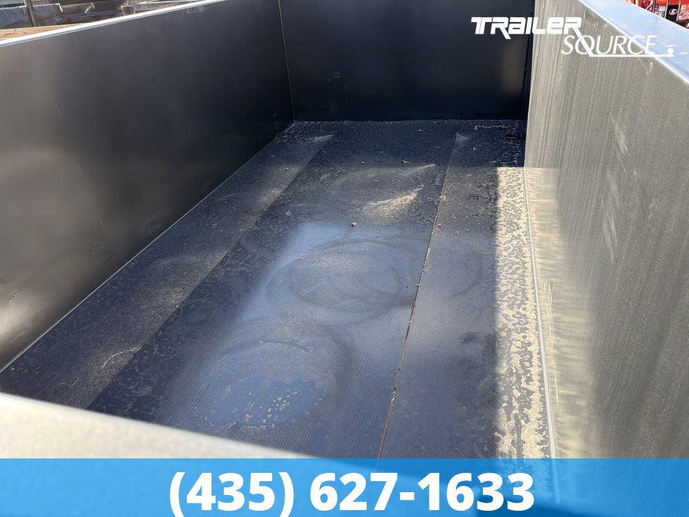 7x14 Diamond C LPT 208 Dump Trailer - 44" Sides - 18K GVWR - 18 Ply Tire Upgrade, Long Arm Tarp