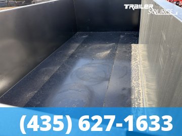 7x14 Diamond C LPT 208 Dump Trailer - 44" Sides - 18K GVWR - 18 Ply Tire Upgrade, Long Arm Tarp