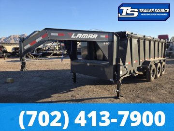 7x16 Lamar DT Gooseneck Dump
