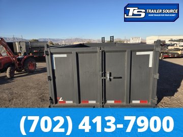 7x16 Lamar DT Gooseneck Dump Trailer - 48" Sides - 21K GVWR - Stabilizer Jacks, Telescopic