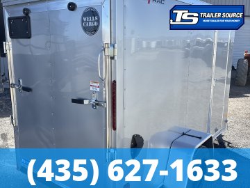 5x10 Wells Cargo Fast Trac Deluxe Enclosed Cargo Trailer - 6'0" Interior - 3.5K GVWR - Ramp Door, Side Door