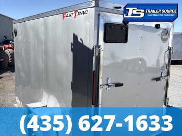 5x10 Wells Cargo Fast Trac Deluxe Enclosed Cargo Trailer - 6'0" Interior - 3.5K GVWR - Ramp Door, Side Door