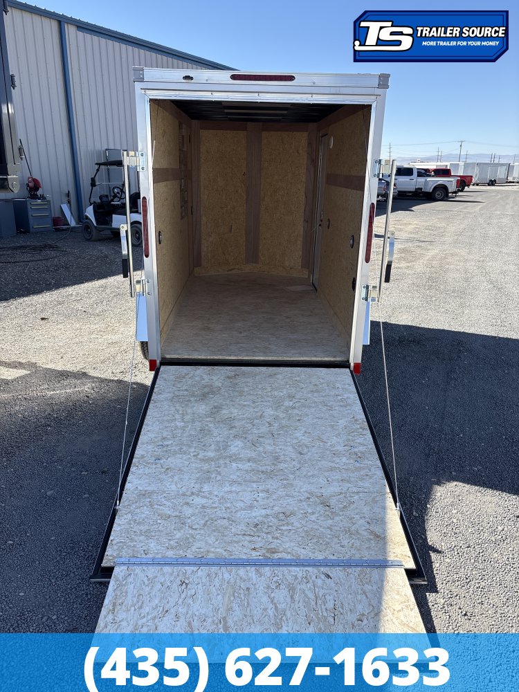 5x10 Wells Cargo Fast Trac Deluxe Enclosed Cargo Trailer - 6'0" Interior - 3.5K GVWR - Ramp Door, Side Door