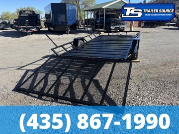 6x14 Echo  Utility Trailer - 3.5K GVWR - Spare Tire