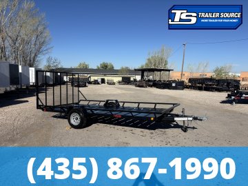 6x14 Echo  Utility Trailer - 3.5K GVWR - Spare Tire