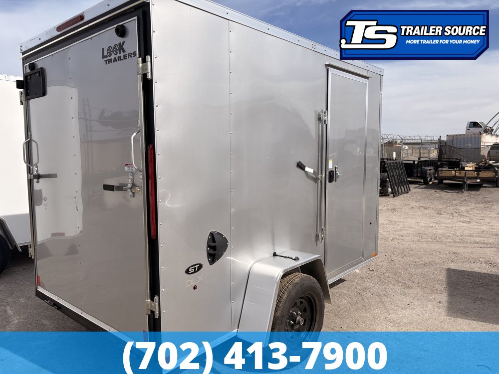 6x10 Look ST DLX Enclosed Cargo Trailer - 6'6" Interior - 3.5K GVWR - 16" Cross Member Upgrade, Torsion Axles