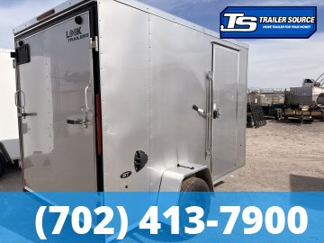 6x10 Look ST DLX Enclosed Cargo Trailer - 6'6" Interior - 3.5K GVWR - 16" Cross Member Upgrade, Torsion Axles