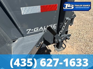 7x16 Lamar DT Gooseneck Dump Trailer - 48" Sides - 21K GVWR - Stabilizer Jacks, Telescopic