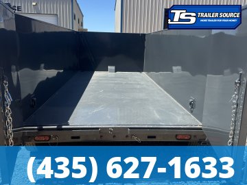 7x16 Lamar DT Gooseneck Dump Trailer - 48" Sides - 21K GVWR - Stabilizer Jacks, Telescopic