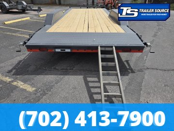 8.5x22 Lamar H6 Wide Body w/ Drive Over Fenders Equipment Trailer - 14K GVWR -