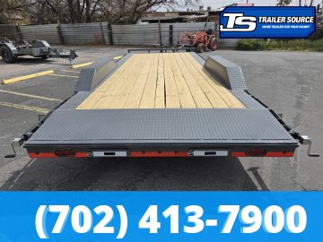 8.5x22 Lamar H6 Wide Body w/ Drive Over Fenders Equipment Trailer - 14K GVWR -
