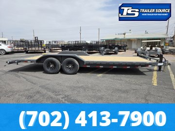 8.5x22 Lamar H6 Wide Body w/ Drive Over Fenders Equipment Trailer - 14K GVWR -