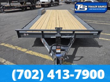 8.5x22 Lamar H6 Wide Body w/ Drive Over Fenders Equipment Trailer - 14K GVWR -