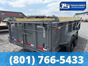 7x16 Diamond C LPT 208 Dump Trailer - 32" Sides - 18K GVWR - 18 Ply Tires, ABS Brakes, Board Brackets, Hydraulic Jack(s)
